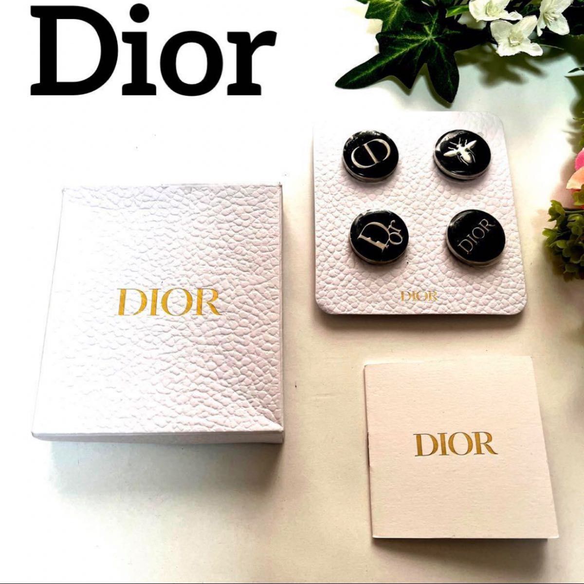 未使用品限定品　DIOR 『Christian Dior』ピンブローチ　ピンズ　ピンバッジ