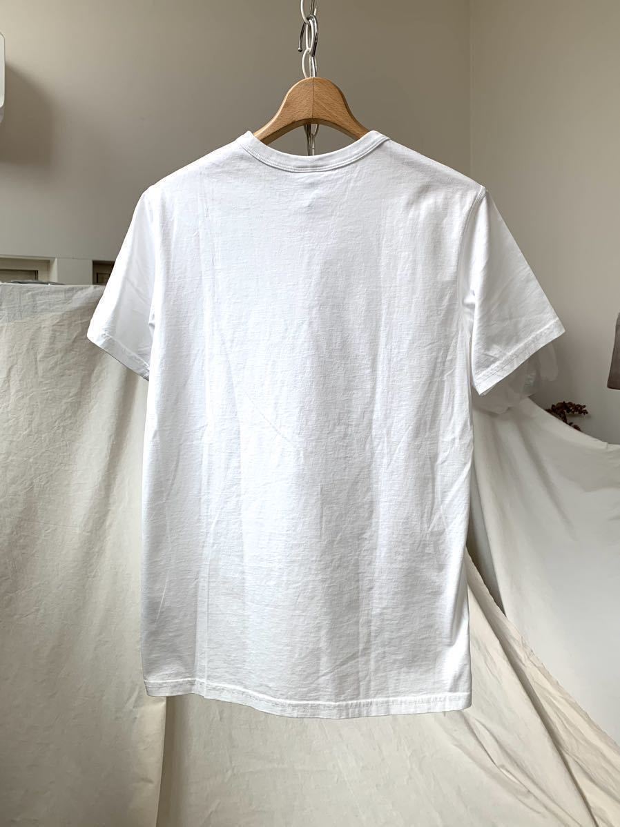 S 新品 カナダ製 REIGNING CHAMP レイニングチャンプ 半袖 Tシャツ RC-1029 メンズ 白 ホワイト 定番 ピマコットン パックTのバラ売り 1枚の画像3