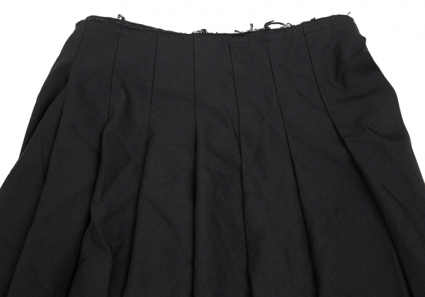 コムデギャルソンCOMME des GARCONS エステルプリーツラップスカート付きハーフパンツ 黒S 【レディース】_画像3