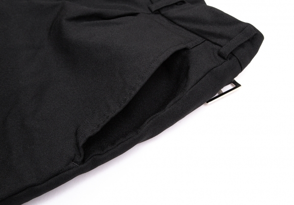 コムデギャルソンCOMME des GARCONS エステルプリーツラップスカート付きハーフパンツ 黒S 【レディース】_画像9
