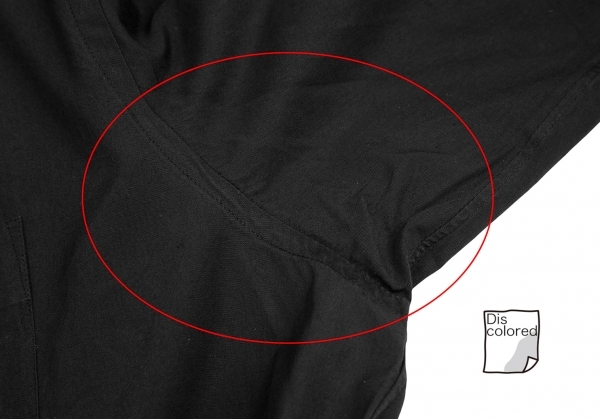 コムデギャルソン オムプリュス シャーリングステッチオープンカラーシャツ 黒L位 【メンズ】_画像4