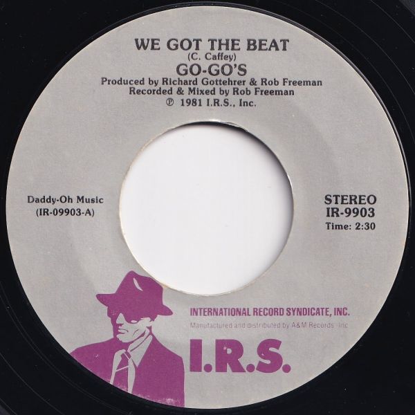 Go-Go's We Got The Beat / Can't Stop The World I.R.S. US IR 9903 204202 ROCK POP ロック ポップ レコード 7インチ 45の画像1