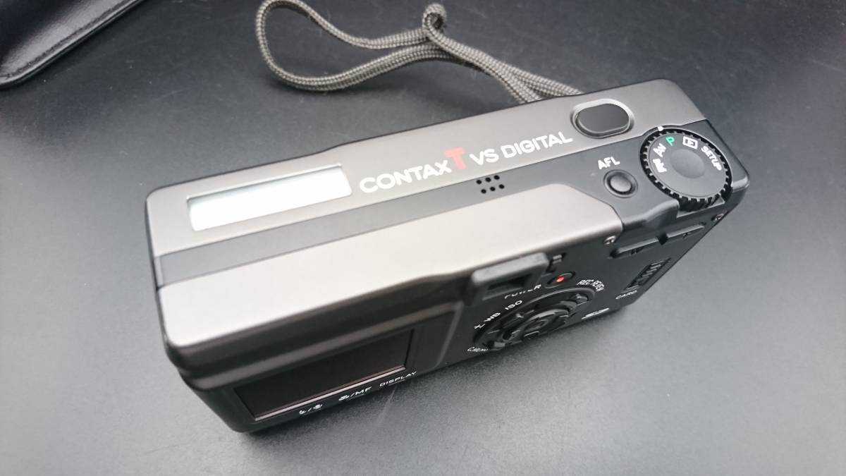 CONTAX TVS DIGITAL / Vario Sonnar 7.3-21.9mm F2.8-4.8 T* コンタックス コンパクトデジタルカメラ　稼働品_画像3