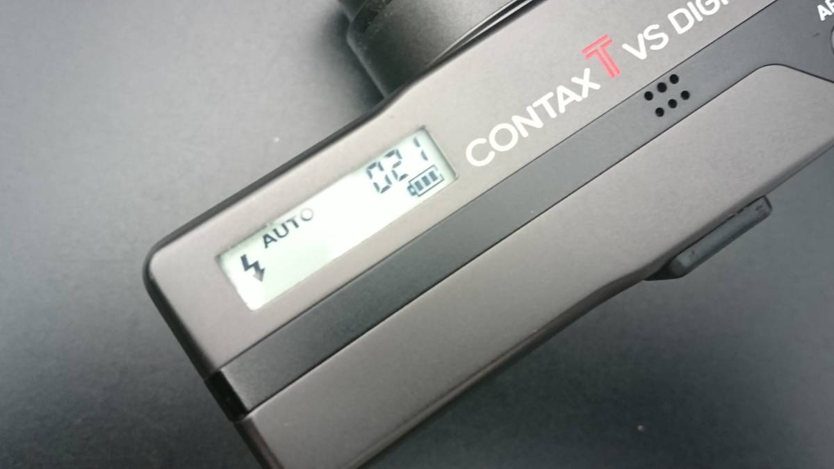 CONTAX TVS DIGITAL / Vario Sonnar 7.3-21.9mm F2.8-4.8 T* コンタックス コンパクトデジタルカメラ　稼働品_画像9