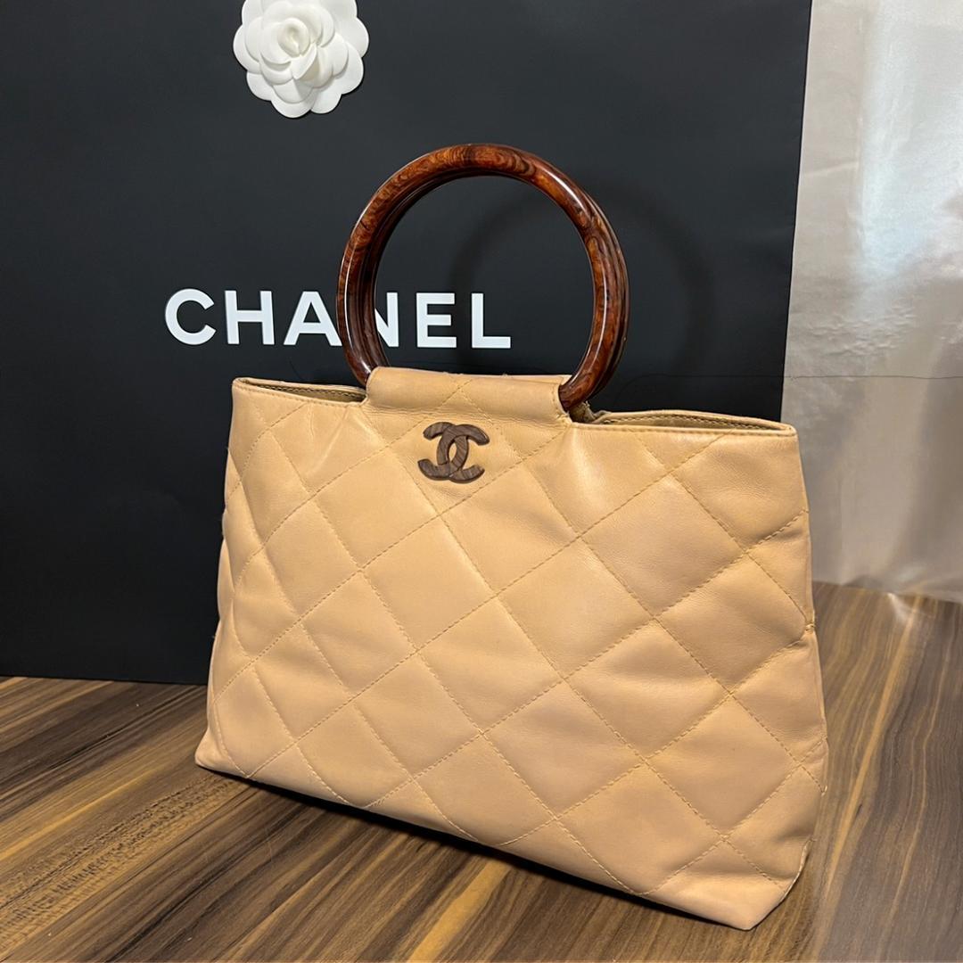 美品 シールあり CHANEL シャネル マトラッセ バッグ べっ甲