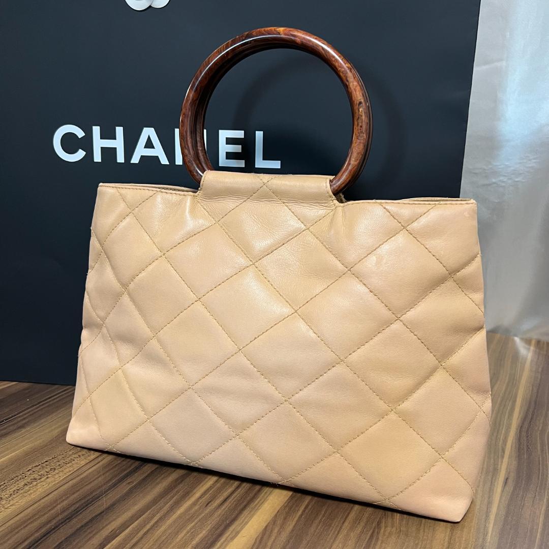 美品 シールあり CHANEL シャネル マトラッセ バッグ べっ甲