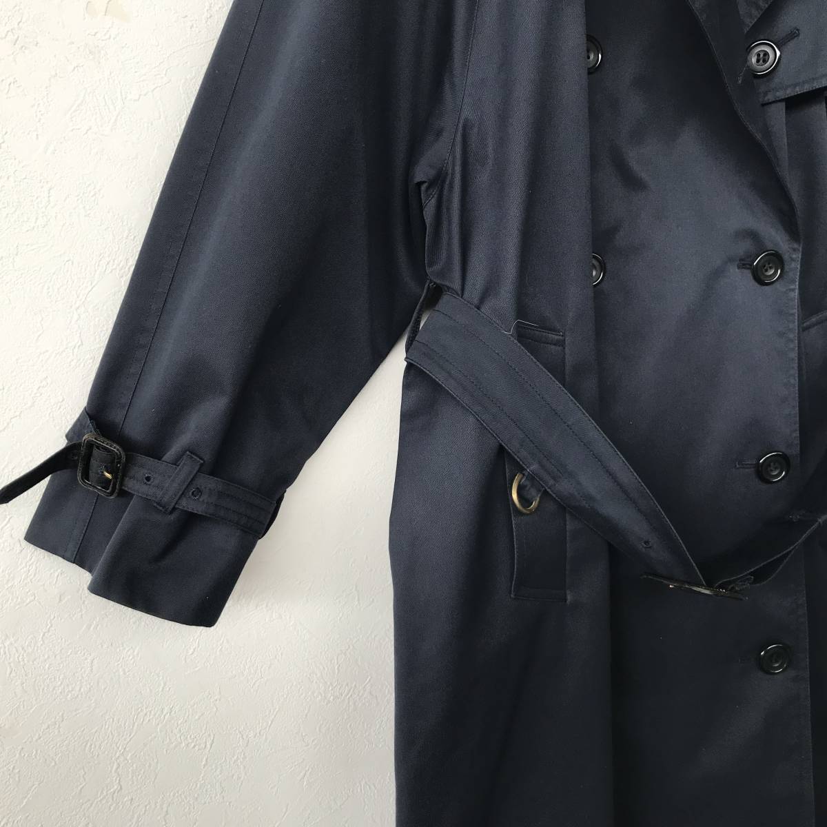 Aquascutum アクアスキュータム 英国製 レディース ダブルトレンチコート 美品 size M/L_画像3