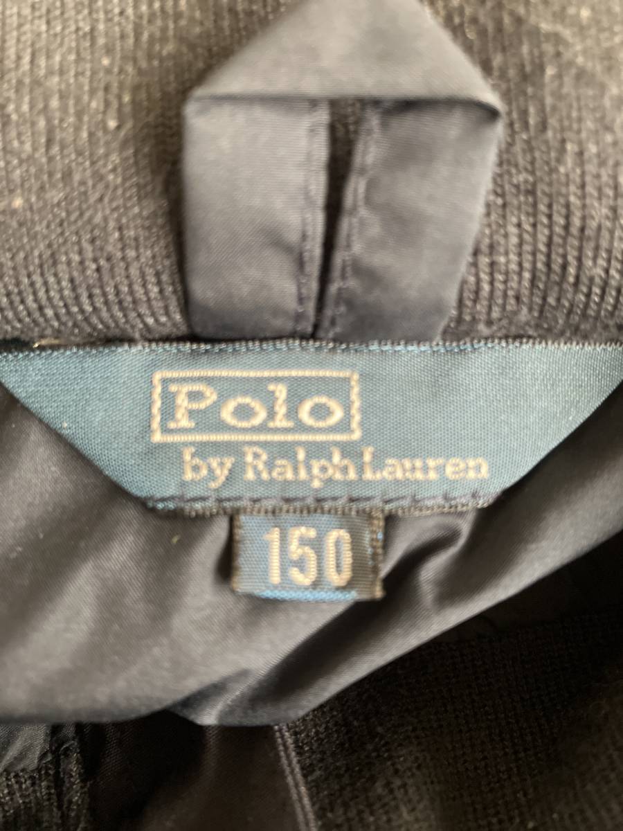 Polo by Ralph Lauren KIDS ポロ ラルフローレン 正規品 男の子用 フード内蔵 ナイロンフルジップジャケット 美品 size 150_画像3