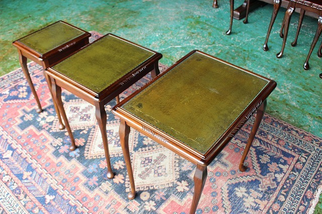イギリスアンティーク家具 ネストテーブル テーブル コーヒーテーブル サイドテーブル 英国製 R-60_画像3