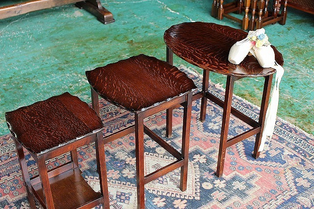 イギリスアンティーク家具 ネストテーブル テーブル コーヒーテーブル サイドテーブル 英国製 R-46