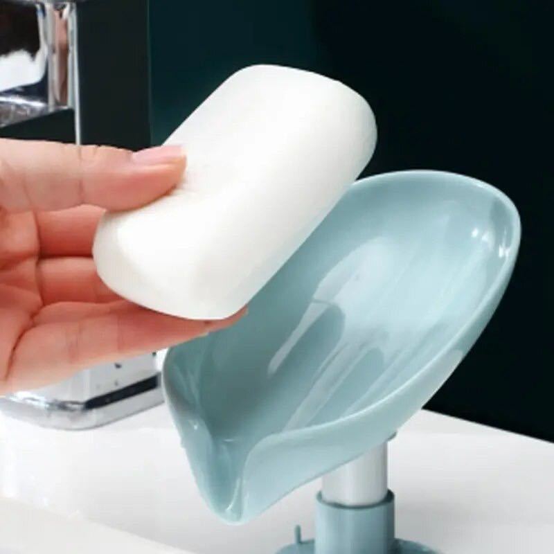 石鹸ホルダー　水が溜まらない　吸盤で取り付け簡単　ターコイズ　石鹸収納_画像3