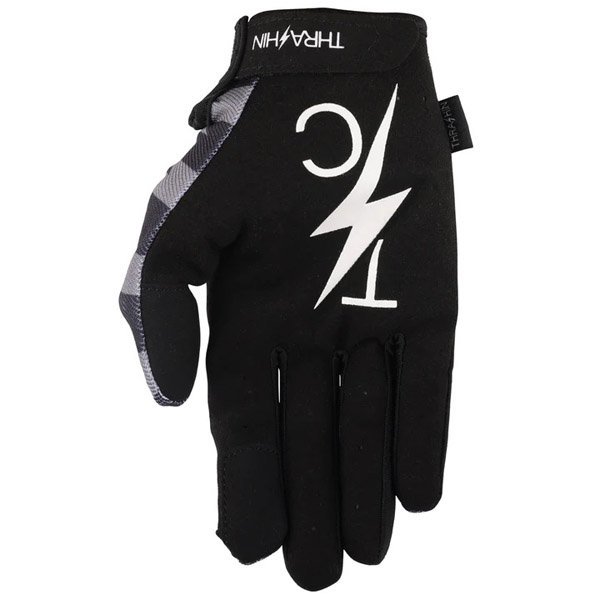 T/C Thrashin Supply スラッシンサプライ Stealth Glove ステルスグローブ Stars & Bolts スターズアンドボルト Black and Gray Lサイズ_画像4