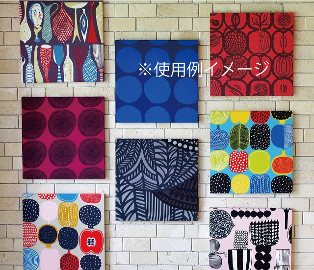 ファブリックパネル 北欧 marimekko Kompotti コンポッティ 30×30cm マリメッコ アートパネル 限定 廃盤生地 インテリア 壁掛け_画像3