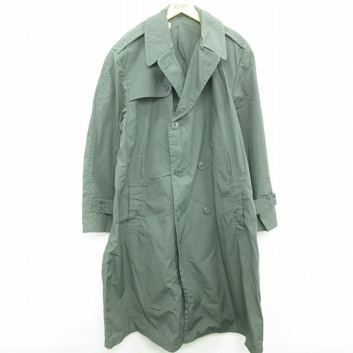とっておきし新春福袋 XL/古着 長袖 ビンテージ ミリタリー レイン コート メンズ 70s 大きいサイズ ロング丈 濃緑 グリーン 23jan13 中古 アウター XLサイズ以上 とっておきし新春福袋 XL/古着 長袖 ビンテージ ミリタリー レイン コート メンズ 70s 大きいサイズ ロング丈 濃緑 グリーン 23jan13 中古 アウター XLサイズ以上