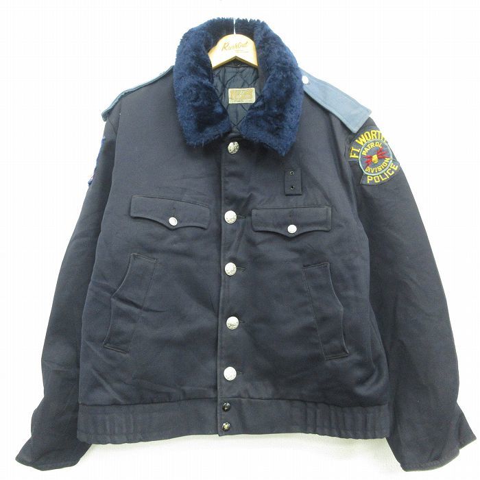 値頃 長袖 XL/古着 ビンテージ 中 22nov02 内側キルティング ネイビー 紺 タロン 大きいサイズ 襟ファー 70s メンズ ジャケット ポリスマン XLサイズ以上 値頃 長袖 XL/古着 ビンテージ 中 22nov02 内側キルティング ネイビー 紺 タロン 大きいサイズ 襟ファー 70s メンズ ジャケット ポリスマン XLサイズ以上