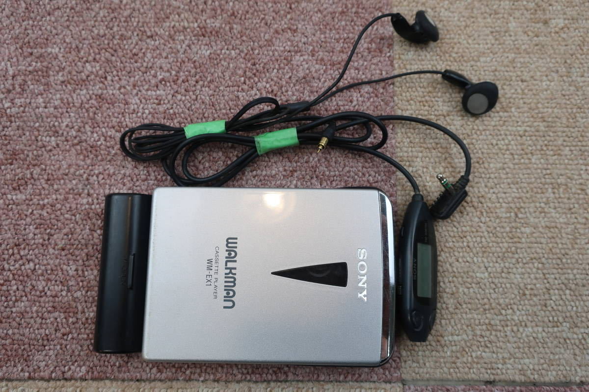 ●HS/　　　SONY ソニー WALKMAN ウォークマン WM-EX1 ウォークマン カセット プレーヤー ビンテージ レトロ 時代物 コレクション_画像1