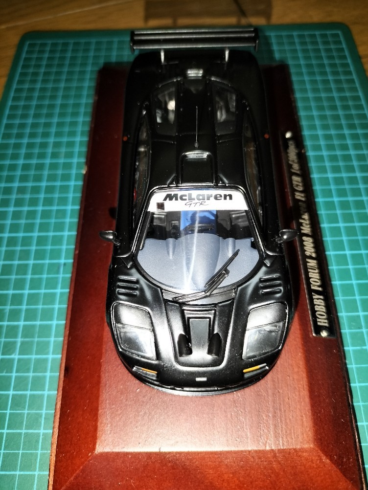 レア!!絶版!! 国際貿易別注 ixo 1/43 マクラーレンF1 GTR 1995 (マット・ブラック） ホビー・フォーラム 2008 限定の画像3