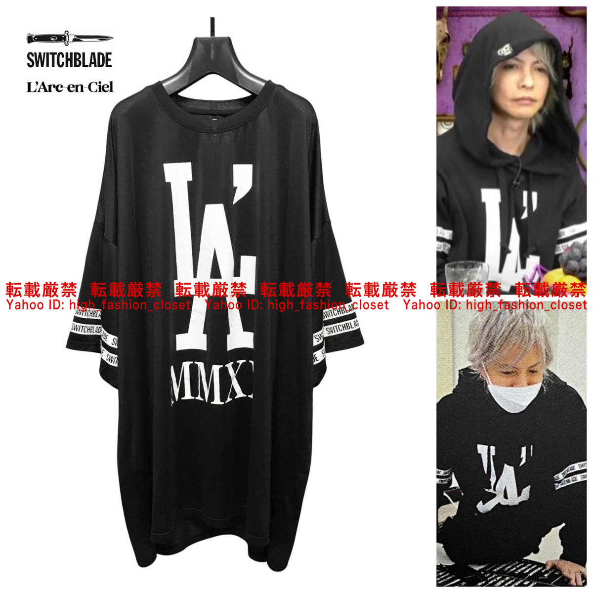 SWITCHBLADE×L'Arc~en~Ciel コラボ L'A 20 TEE スイッチ SWITCHBLADE×L'Arc~en~Ciel コラボ L'A 20 TEE スイッチ