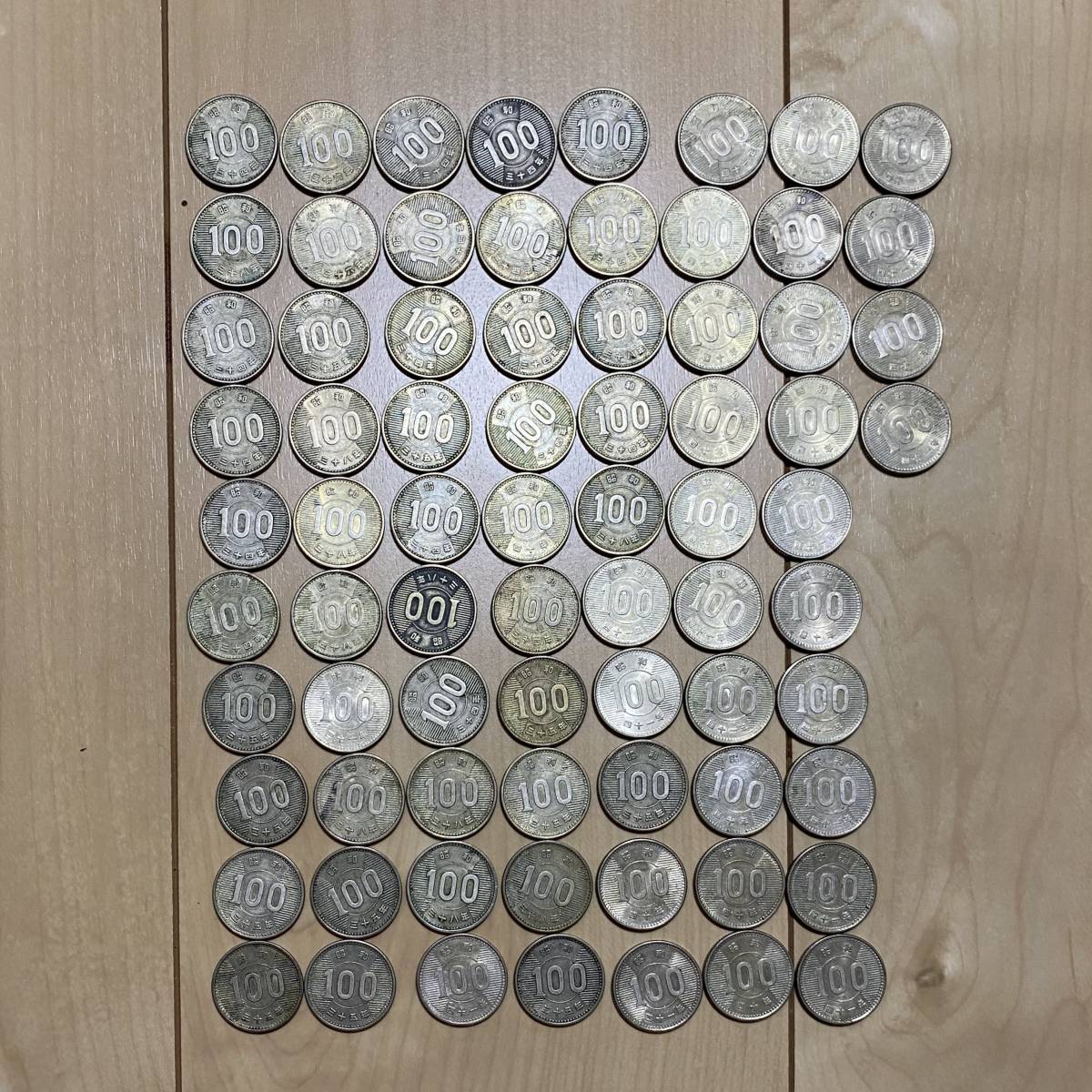 旧100円硬貨(稲穂)74枚(100円)|売買されたオークション情報、ヤフオク