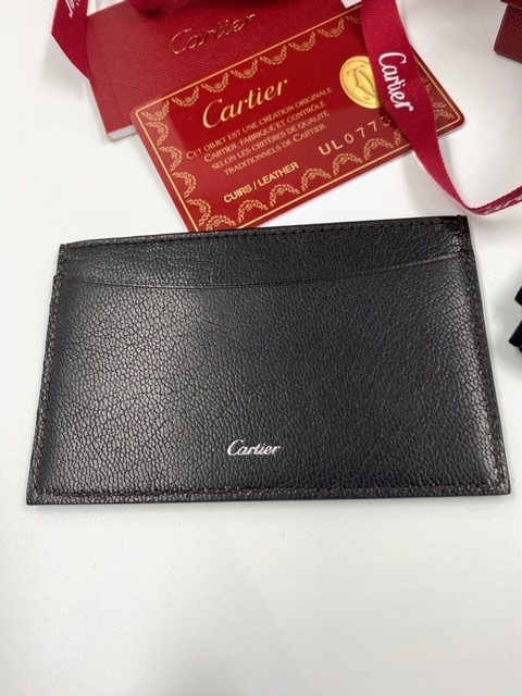 未使用 保管品 Cartier カルティエ マスト カードケース 名刺入れ カード入れ 箱 カード 紙袋付き _画像2