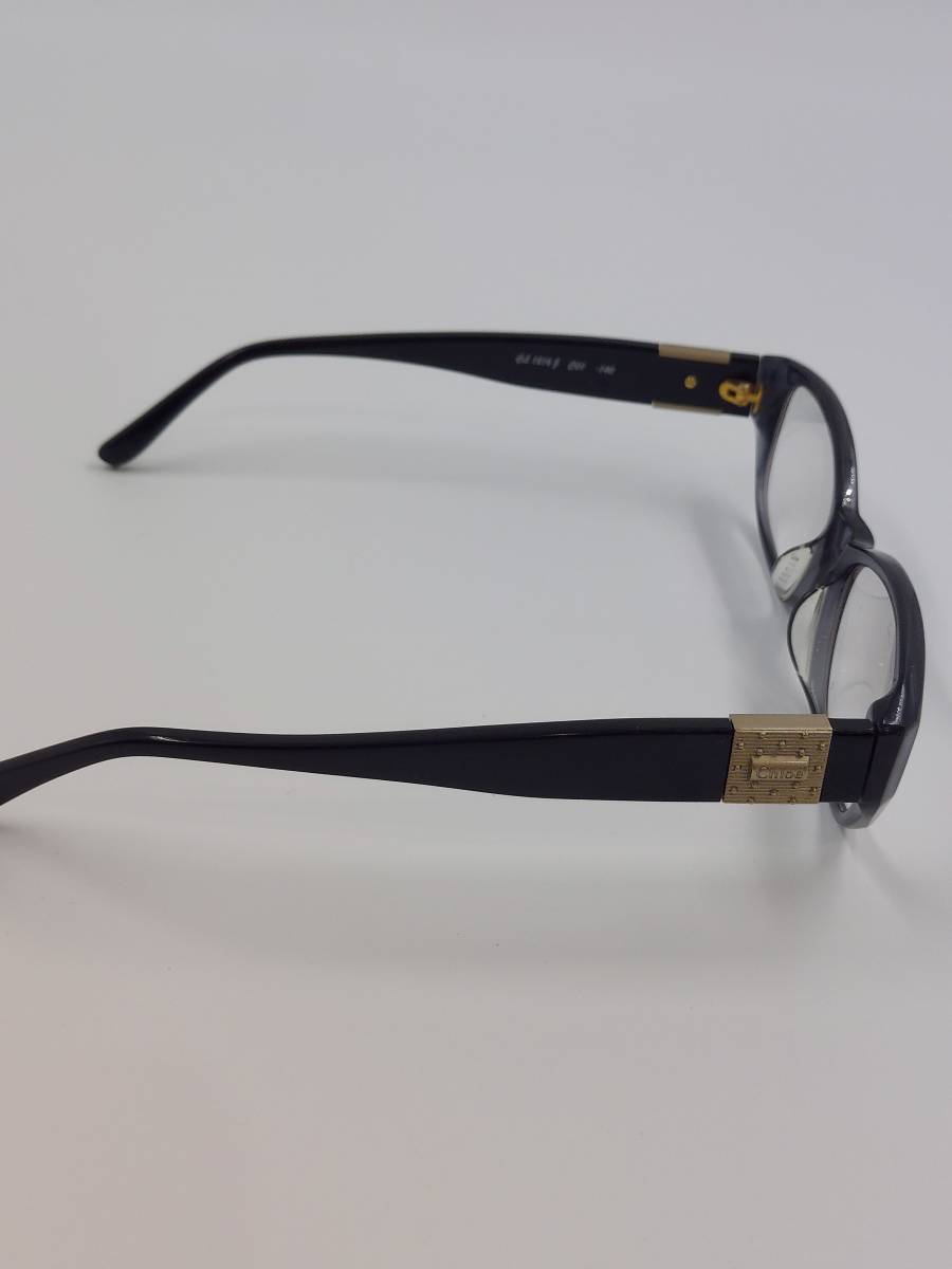 Chlo クロエ CL1216J スクエア型 眼鏡フレーム 眼鏡 メガネ クリア ブラック ファッション小物 レディース メンズ レンズに傷有り_画像5