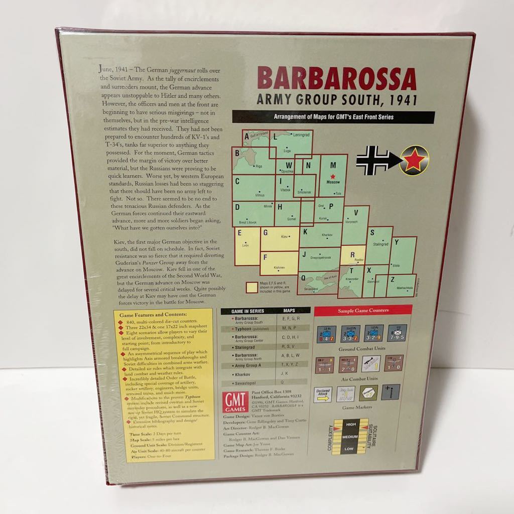 未開封 ボードゲーム ウォーゲーム Barbarossa バルバロッサ GMT_画像3