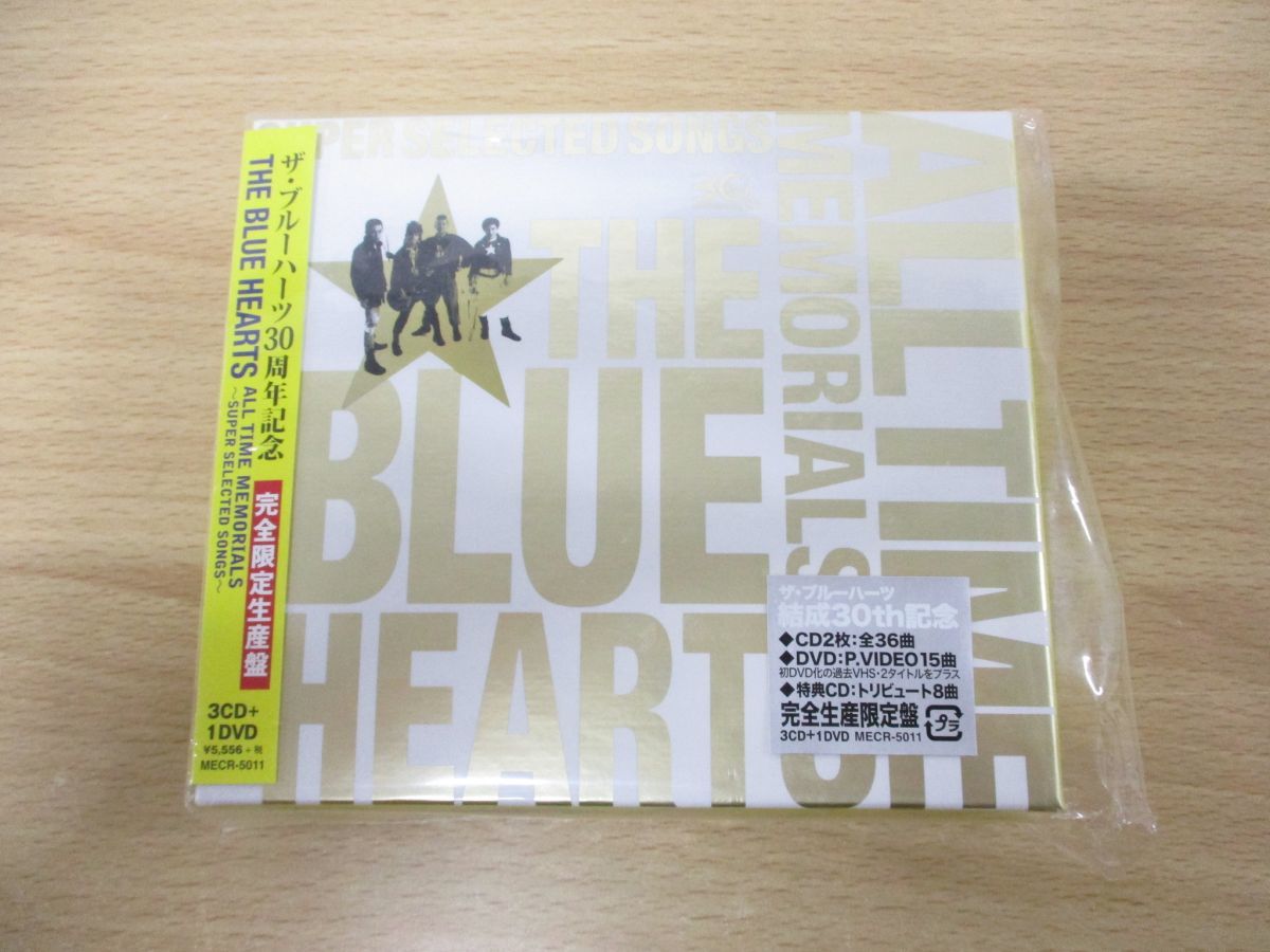 ▲01)The Blue Hearts 30th Anniversary All Time Memorials Super Selected Songs/ブルーハーツ/MECR-5011/3CD+DVD/完全生産限定盤_画像1