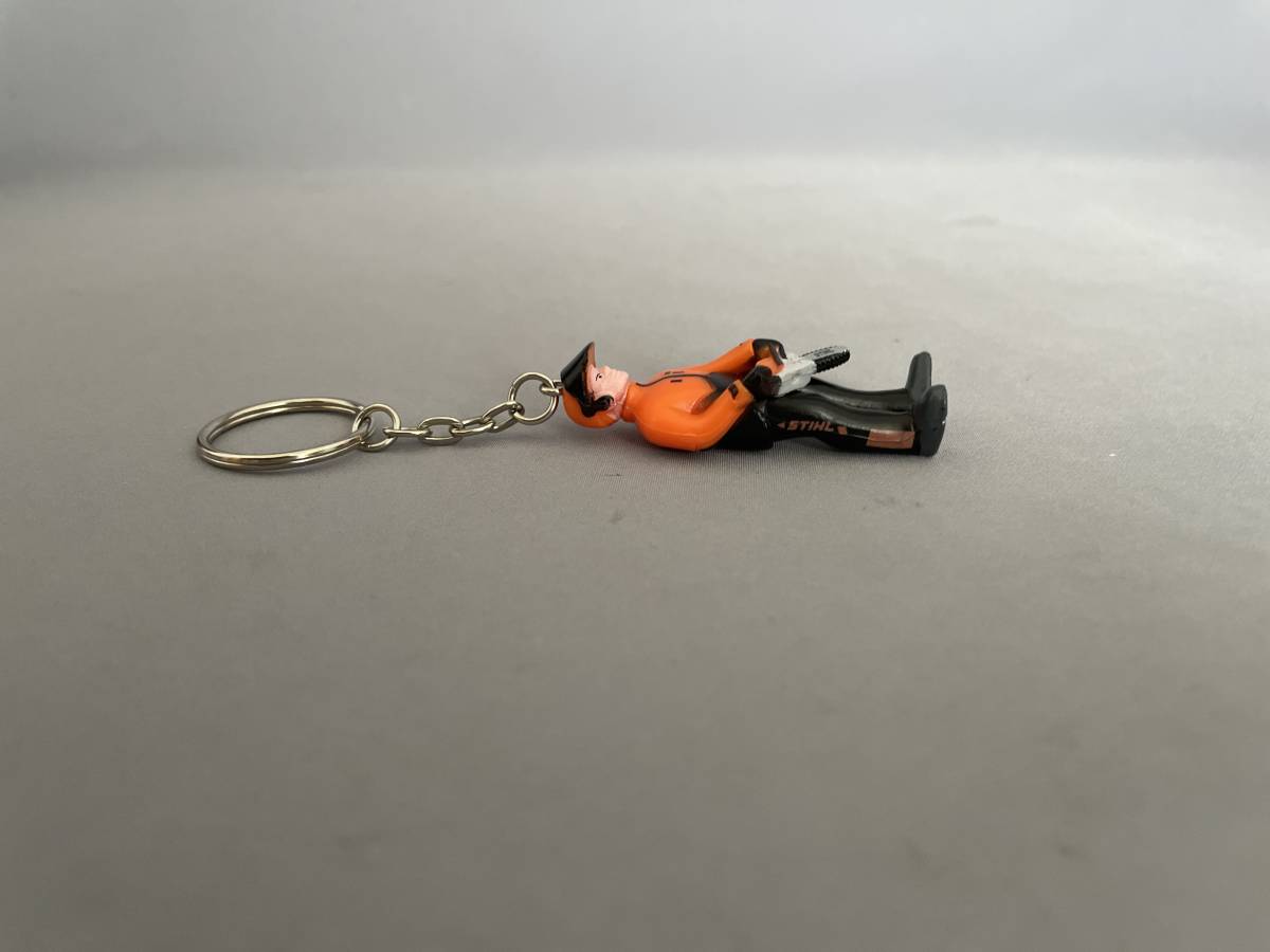  free shipping! STIHL steel chain saw man key holder key ring 