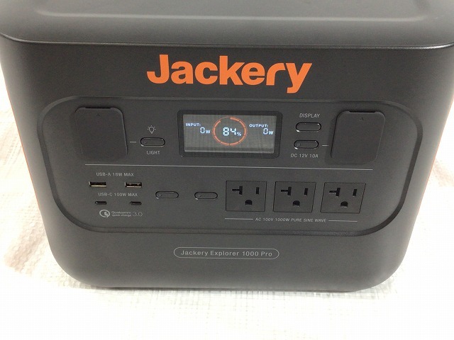 ☆極美品☆Jackery ジャクリー ポータブル電源 Explorer 1000 Pro JE-1000B 1000Pro 278400mAh/1002Wh USB/Type-C 73433_画像6