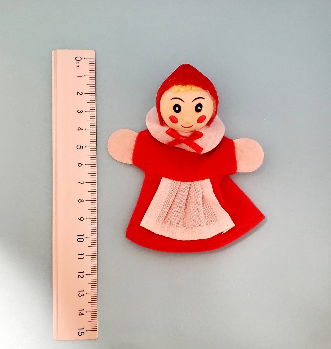 指人形　HANAKO　赤ずきんちゃん　４点セット　フィンガーパペット　おはなしゆびさん　人形劇　知育玩具_画像7