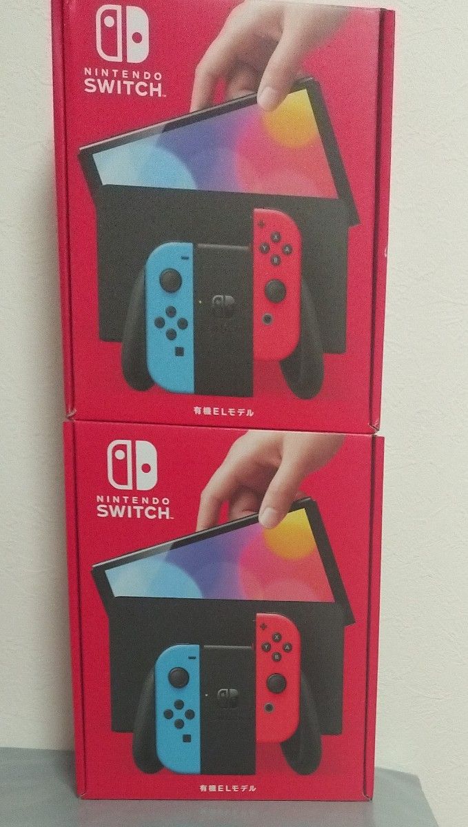 新品未使用品】Nintendo Switch 任天堂スイッチ有機ＥＬ ネオン 2台