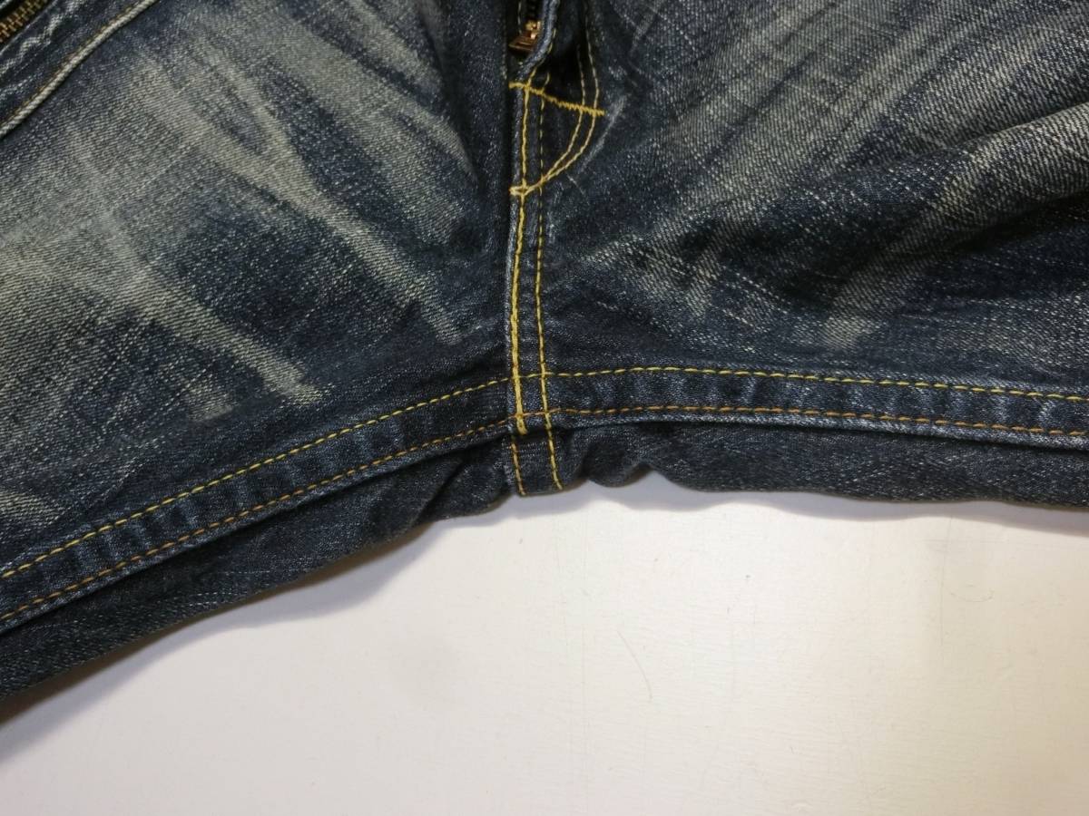 雰囲気◎ ユーズド加工 Levi's リーバイス NE507-0007 507 ブーツカット ジップ デニム ジーンズ W34/F270_画像8