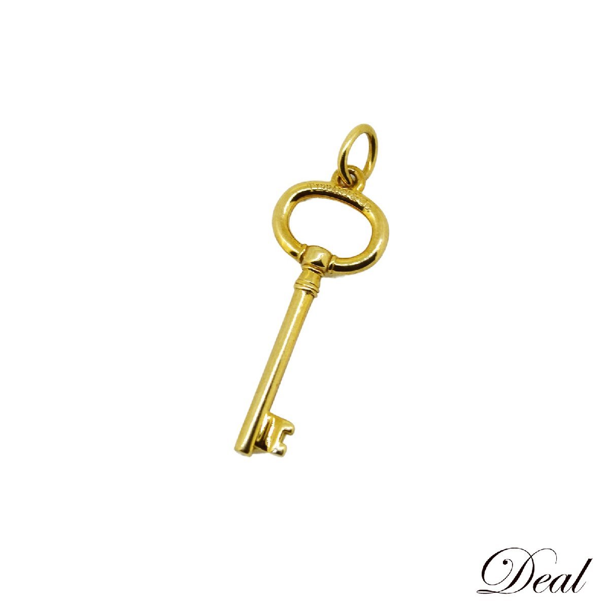 Tiffany &amp; Co. Tiffany Oval Key Pendant Top Top Charm Key Ladies Top Top