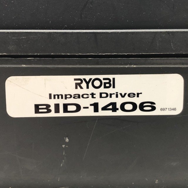 BID-1406 充電式インパクトドライバ ※動作確認済み、不足品あり RYOBI 【訳アリ品】 ■K0038446の画像9