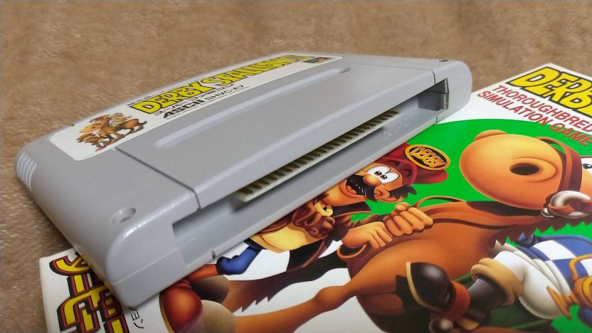 ダービースタリオン2 スーパーファミコン 未使用 ダービースタリオン2 スーパーファミコン 未使用 ほぼ未使用