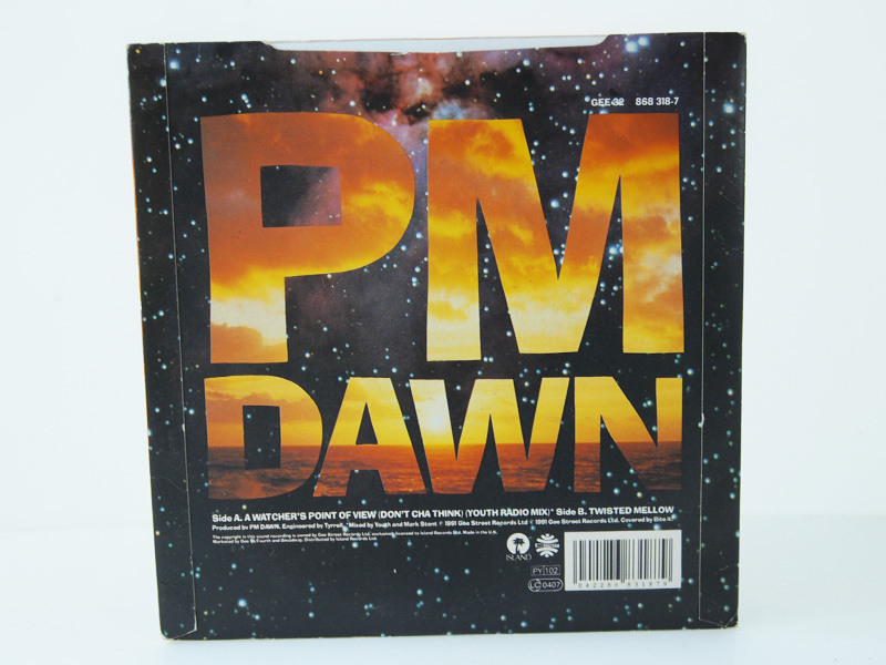 7inch PM Dawn / A Watcher's Point Of View (Don't Cha Think) (Youth Radio Mix) レコード 7インチ EP GEE STREET 1991年_画像2