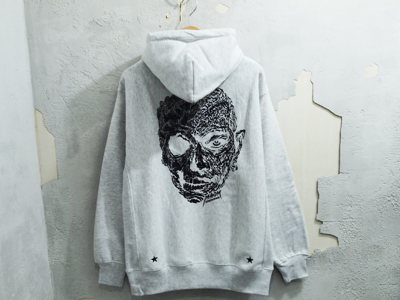 新品 M サイズ M&M CUSTOM PERFORMANCE MASSES SWEAT HOODED スウェット パーカー フーデッド エムアンドエム マシス グレー 灰_画像2