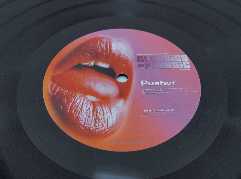 Pusher / Night Birds Hypnotic Tango 12inch レコード Classics On Plastic 2004年 SHAKATAK カバー F_画像2