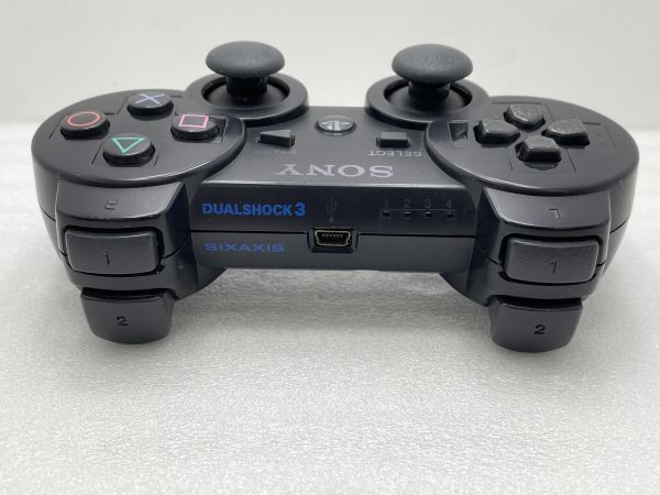 SONY ソニー PS3 ワイヤレスコントローラー CECHZC2J ブラック 動作確認済　【G32943】_画像2