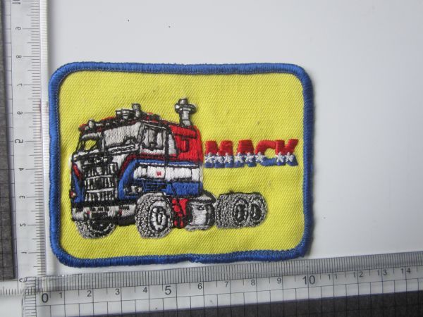 ビンテージ Mack TRUCKS マックトラック トラック ワッペン/自動車 バイク キャップ トラッカー カスタム 221_画像7