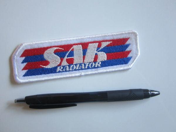 SAK RADIATOR サク ラジエーター ヘルメット 日本 メーカー ワッペン/自動車 バイク オートバイ スポンサー Z01_画像5