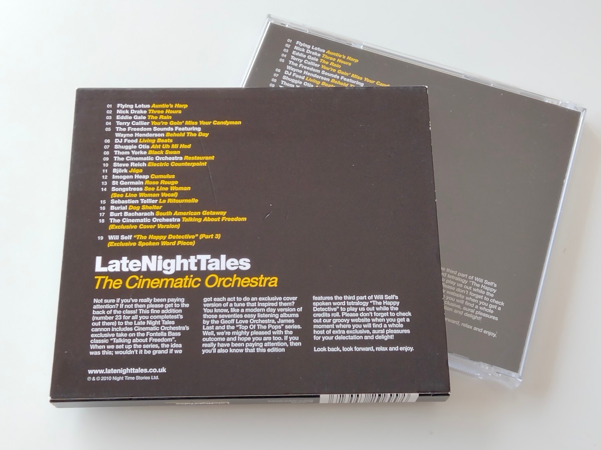 The Cinematic Orchestra / LateNightTales スリーブ入CD EU盤 ALNCD22 シネマティック・オーケストラ,Flying Lotus,Nick Drake,Thom Yorke_画像2