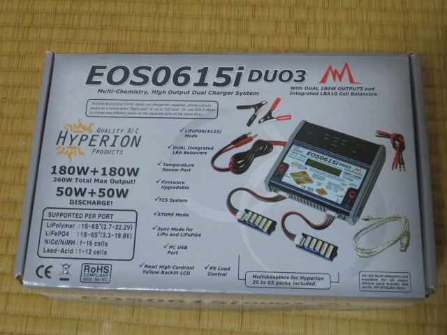 人気急上昇】 ハイペリオン 充電器 EOS0615iDUO3