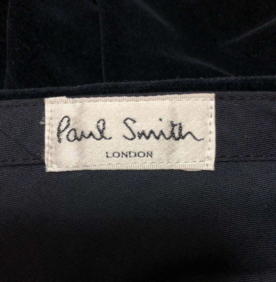 Paul Smith London ベロア パンツ ブラック サイズ30 日本製 ポールスミス スラックス_画像6