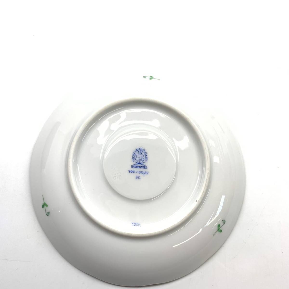 信頼】 グリーン アポニー ヘレンド HEREND ゴールド 管理HS34334 箱