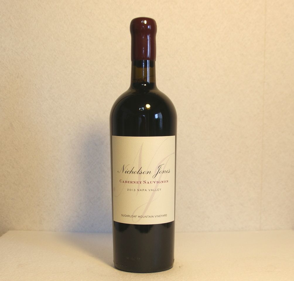 （赤ワイン）ニコルソン・ジョーンズ・カベルネ２０１３　Nicholson Jones Cabernet Sauvignon Napa 15.5% 750ml アメリカ　f134