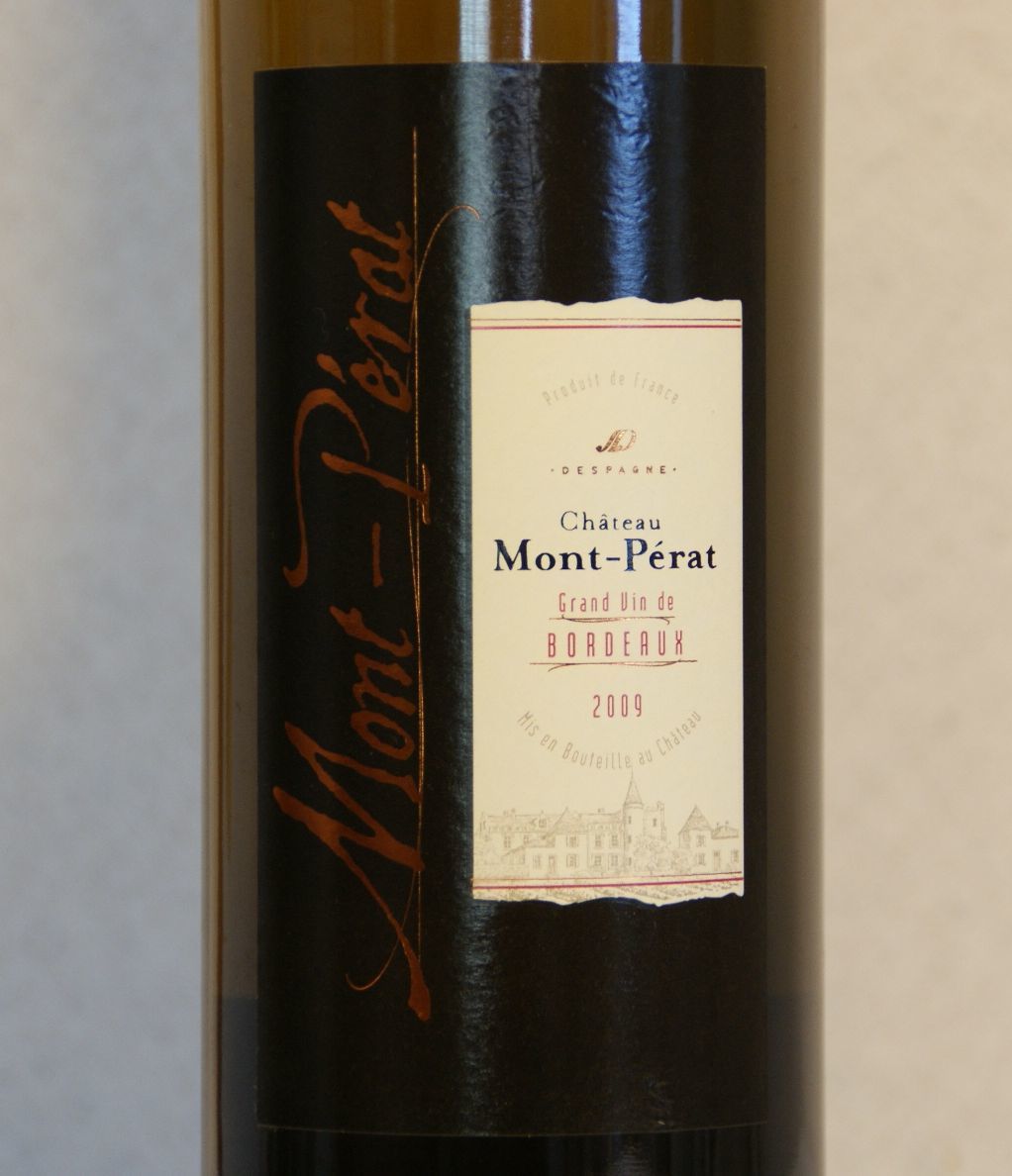 （白ワイン）シャトー・モンペラ・ブラン２００９　Chateau Mont-Perat Blanc Bordeaux 14% 750ml フランス　f509_画像2