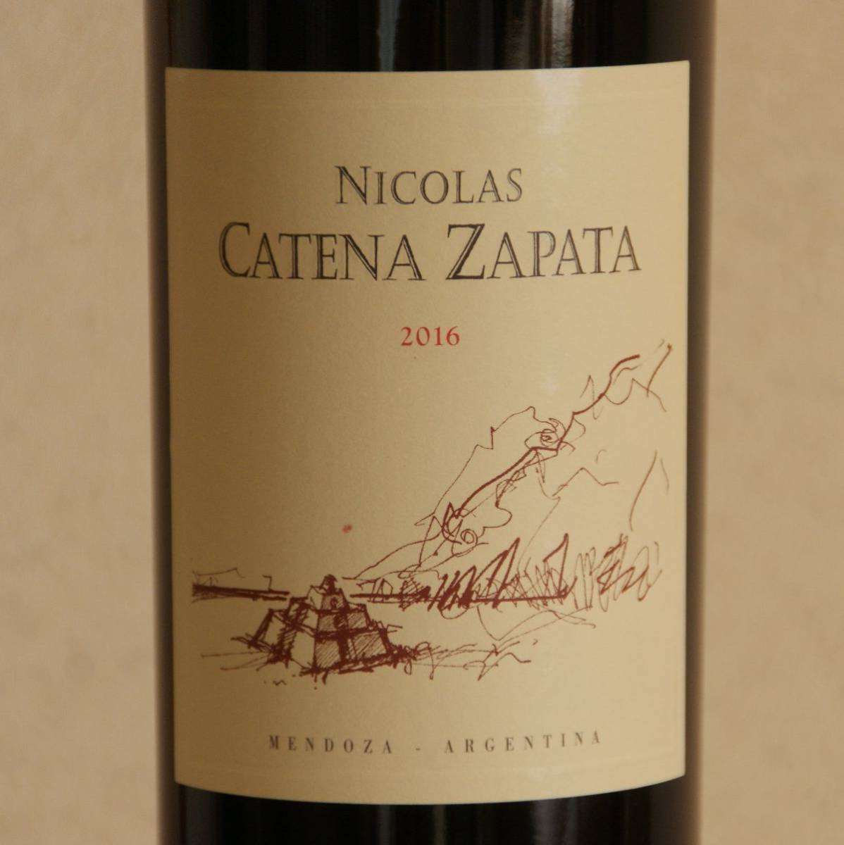 （赤ワイン）ニコラス・カテナ・サパータ２０１６　Nicolas Catena Zapata Mendoza 13.5% 750ml アルゼンチン　f127_画像2