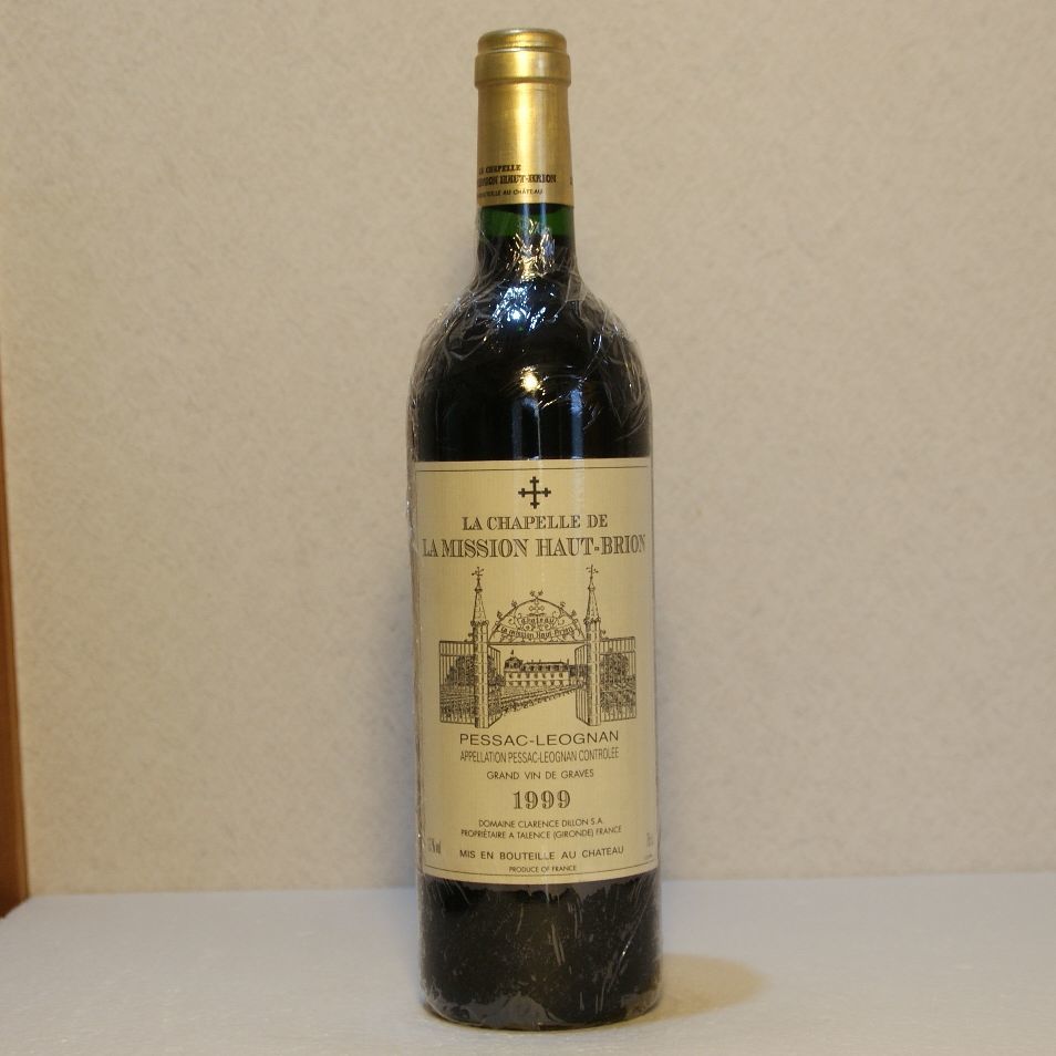 （赤ワイン）ラ・シャペル・ド・ラミッション・オーブリオン１９９９　2nd Pessac-Leognan 13% 750ml フランス　f683_画像1