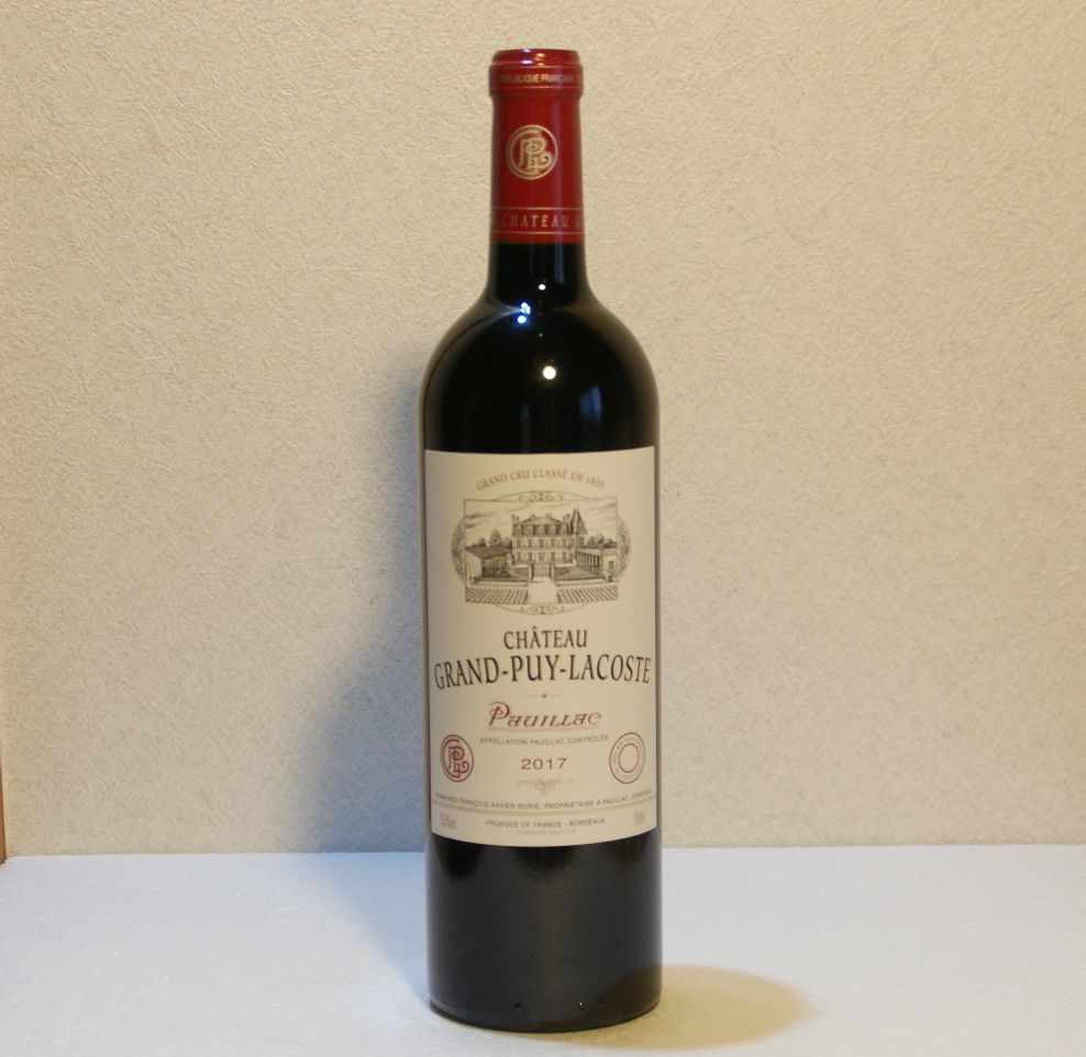 （赤ワイン）シャトー・グラン・ピュイ・ラコスト２０１７　Chateau Grand Puy Lacoste Pauillac 13.5% 750ml フランス　f630 _画像1